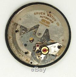 Vintage Gruen Ocean Chief Dial, Hands and Movement ONLY