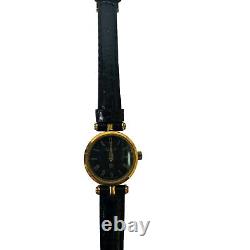 Vintage Gucci 4500mm Black Gold Watch for parts