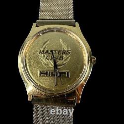 Vintage HILTI Masters Club Employee Watch 1/20 10K GF Gold Filled Not Working