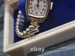 Vintage Hamilton Wristwatch, Case And Box. Not Working. 997 Margot 10k GF