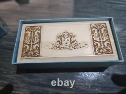 Vintage Hamilton Wristwatch, Case And Box. Not Working. 997 Margot 10k GF