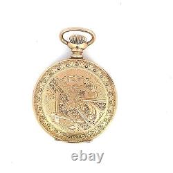 Vintage Hampden Molly Stark Gold-Filled Pocket Watch Model 3 1988 Not Working