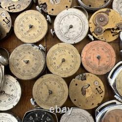 Vintage Huge Lot Cimer Rubis Sperina SWISS Pin Lever Watches For Parts