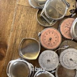 Vintage Huge Lot Cimer Rubis Sperina SWISS Pin Lever Watches For Parts