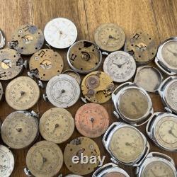 Vintage Huge Lot Cimer Rubis Sperina SWISS Pin Lever Watches For Parts