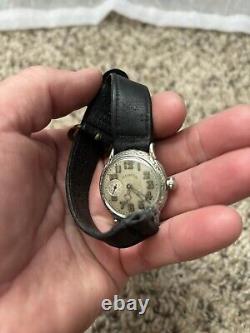 Vintage Illinois Wristwatch 1920's Vtg Wristwatch For Parts! Rare