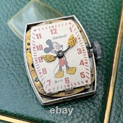 Vintage Ingersoll Mickey Mouse Wristwatch #2 Not Running for PARTS / REPAIR