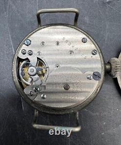 Vintage Ingersoll Wrist Radiolite Wristwatch Mens Watch Mechanism USA Parts