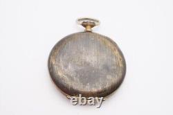 Vintage Janus Pocket Watch 800 Silver Case For Parts