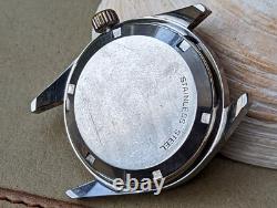 Vintage Jubilee Day-Date Diver Watch withMissing Bezel, RUNS SLOW FOR PARTS/REPAIR