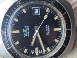 Vintage Kelbert All SS Diver withCountdown Bezel, Screwdown Crown FOR PARTS/REPAIR