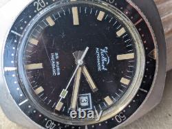 Vintage Kelbert All SS Diver withCountdown Bezel, Screwdown Crown FOR PARTS/REPAIR