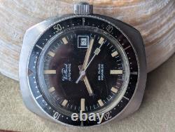 Vintage Kelbert All SS Diver withCountdown Bezel, Screwdown Crown FOR PARTS/REPAIR