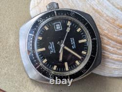 Vintage Kelbert All SS Diver withCountdown Bezel, Screwdown Crown FOR PARTS/REPAIR