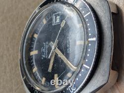 Vintage Kelbert All SS Diver withCountdown Bezel, Screwdown Crown FOR PARTS/REPAIR