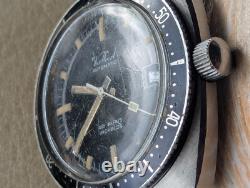 Vintage Kelbert All SS Diver withCountdown Bezel, Screwdown Crown FOR PARTS/REPAIR