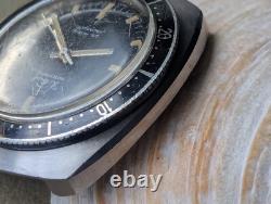 Vintage Kelbert All SS Diver withCountdown Bezel, Screwdown Crown FOR PARTS/REPAIR