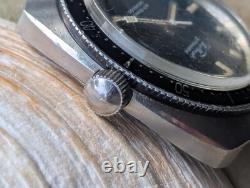 Vintage Kelbert All SS Diver withCountdown Bezel, Screwdown Crown FOR PARTS/REPAIR