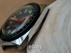 Vintage Kienzle Sport German Diver Watch withBox, Papers, Bezels FOR PARTS/REPAIR