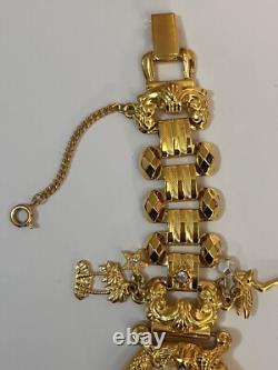 Vintage Kirks Folly Nautical Treasure Map Watch NOT Working For Parts Only AS IS