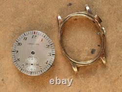Vintage LONGINES 12.68 One Button Chronograph Watch AS IS FOR PARTS