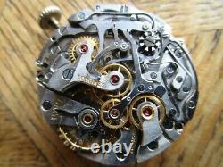 Vintage LONGINES Chronograph Movement. Cal. 30CH. For parts. Early Serial. 1948