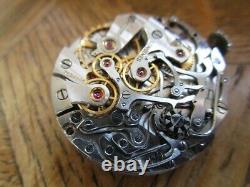 Vintage LONGINES Chronograph Movement. Cal. 30CH. For parts. Early Serial. 1948