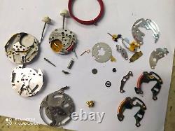 Vintage LOT MOVEMENTS CARTIER 81/157/90 PARTS NOT TESTED FOR PARTS
