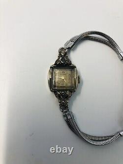 Vintage Ladies Welsbro 17 Jewels 10K RGP Watch Swiss-Made for Parts or Repair