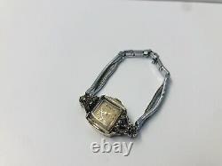 Vintage Ladies Welsbro 17 Jewels 10K RGP Watch Swiss-Made for Parts or Repair