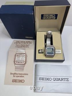 Vintage Lcd Digital Watch Seiko D409-5000 Sign Table for parts