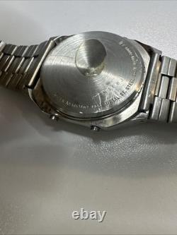 Vintage Lcd Digital Watch Seiko D409-5000 Sign Table for parts