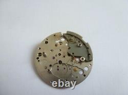 Vintage Lemania 5100 plate white used for parts Watch Movement