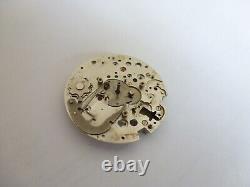 Vintage Lemania 5100 plate white used for parts Watch Movement