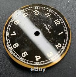 Vintage Lemania Chronograph Gloss TG Civilian Issue Dial Cal 2225