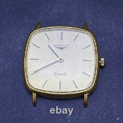 Vintage Longines 978-6387 Quartz Swiss Made Unisex Watch Not Working For Parts