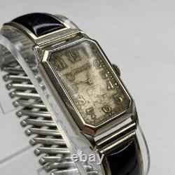 Vintage Longines Art Deco Men's Watch 15 Jewels FOR PARTS/REPAIR