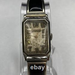 Vintage Longines Art Deco Men's Watch 15 Jewels FOR PARTS/REPAIR