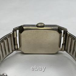 Vintage Longines Art Deco Men's Watch 15 Jewels FOR PARTS/REPAIR