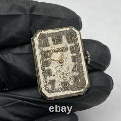 Vintage Longines Art Deco Men's Watch 15 Jewels FOR PARTS/REPAIR