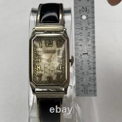 Vintage Longines Art Deco Men's Watch 15 Jewels FOR PARTS/REPAIR