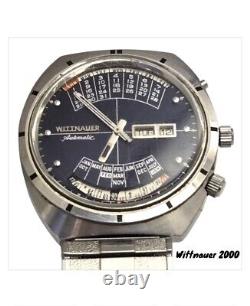 Vintage Longines For Parts Wittnauer 2000 Men's Automatic watch Blue Dial 1970s