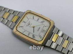 Vintage Longines Quartz Ferrari Two Tone 31 mm NOT WORKING FOR PARTS / REPAIR