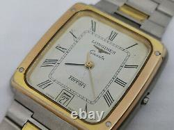 Vintage Longines Quartz Ferrari Two Tone 31 mm NOT WORKING FOR PARTS / REPAIR