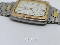 Vintage Longines Quartz Ferrari Two Tone 31 mm NOT WORKING FOR PARTS / REPAIR