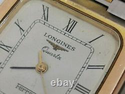 Vintage Longines Quartz Ferrari Two Tone 31 mm NOT WORKING FOR PARTS / REPAIR