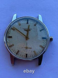 Vintage Longines Watch 8490 Manual Cal. 490 Mens 35mm Swiss Made For Parts