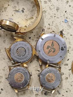 Vintage Lot JOVIAL GOLD Plated watches Not Work for parts Vintage Lot JOVIAL GOLD Plated watches Not Work for parts