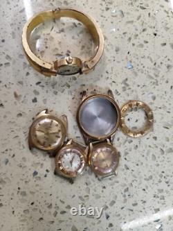 Vintage Lot JOVIAL GOLD Plated watches Not Work for parts Vintage Lot JOVIAL GOLD Plated watches Not Work for parts