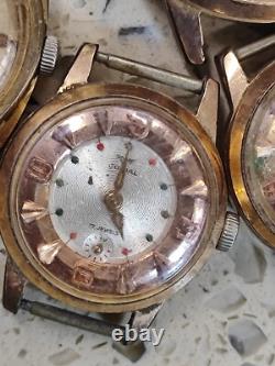 Vintage Lot JOVIAL GOLD Plated watches Not Work for parts Vintage Lot JOVIAL GOLD Plated watches Not Work for parts